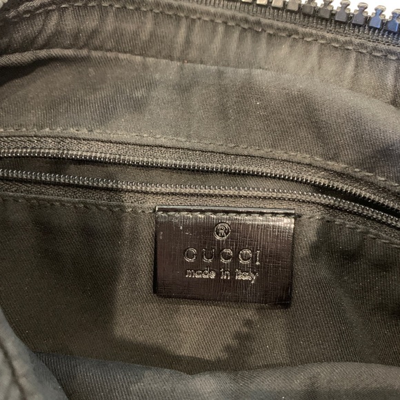 Black & Tan Gucci GG Hobo Bag - Picture 5 of 6